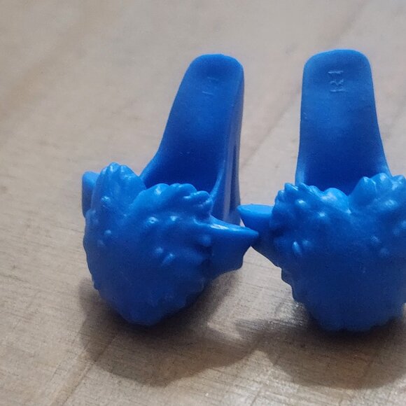 Monster High Frankie Stein Dead Tired Slippers Replacement Blue Shoes - Picture 3 of 6